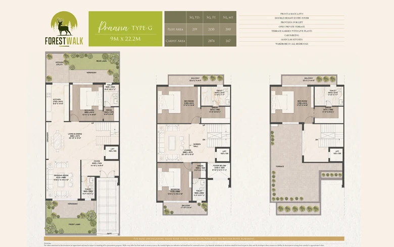Forest Walk Villa   floor plan